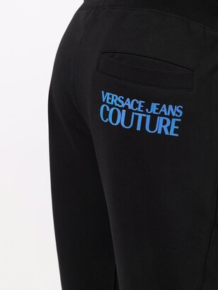 Versace Jeans Couture Logo-Print Cotton Track Pants