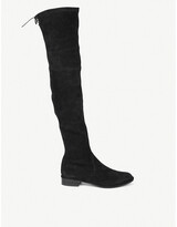 Thumbnail for your product : Stuart Weitzman Lowland suede thigh boots, Women's, Size: EUR 37 / 4 UK WOMEN, Black