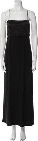 MARIE FRANCE VAN DAMME Square Neckline Long Dress