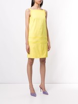 Thumbnail for your product : Paule Ka Strass Detail Ottoman Stretch Shift Dress