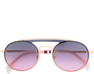 Tommy Hilfiger tinted aviator sunglasses