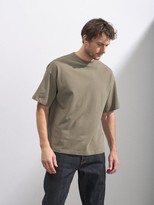 Thumbnail for your product : Raey Oversized Cotton-pique T-shirt - Khaki