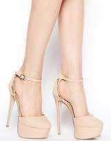 Thumbnail for your product : ASOS PALL MALL Platforms - Nude