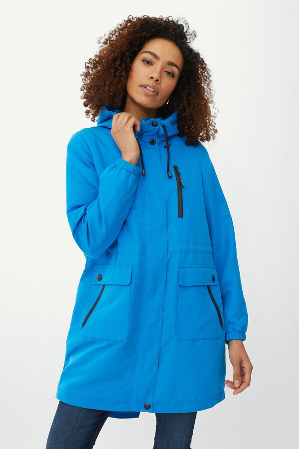 Maine Fleece Lined Raincoat With Hood - ShopStyle Coats