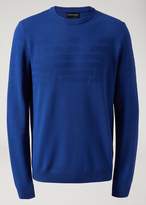 Thumbnail for your product : Emporio Armani Virgin Wool Blend Sweater With Logo