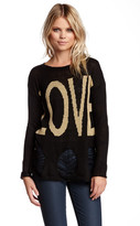 Thumbnail for your product : Romeo & Juliet Couture Love Ripped Sweater