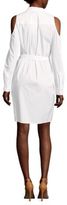 Thumbnail for your product : BCBGMAXAZRIA Cotton-Blend Woven Shirtdress