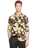 Thumbnail for your product : Etro Floral Print Cotton Poplin Shirt