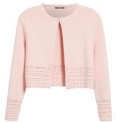 Thumbnail for your product : Lela Rose Women's Crop Knit Jacket