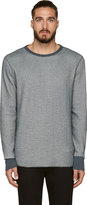 Thumbnail for your product : Rag and Bone 3856 Rag & Bone Dark Slate Textured Knit Thermal Pullover
