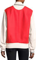 Thumbnail for your product : Rag & Bone Edith Wool-Blend Colorblock Varsity Jacket, Red/Ivory