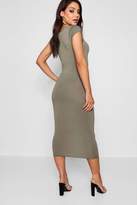 Thumbnail for your product : boohoo Cap Sleeve Jersey Bodycon Midi Dress