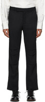 Thumbnail for your product : Cornerstone Black Wool Pleats Trousers
