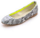 Thumbnail for your product : Anniel Neon Trim Embossed Flats