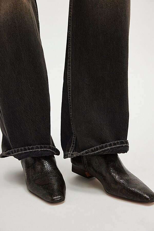 FP Vegan Collection Easy Does It Snake Print Vegan Ankle Boots