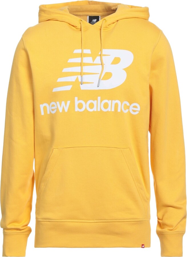 Stacked Nb New - ShopStyle Hoodie Essentials Balance Ocher Logo Sweatshirt Po