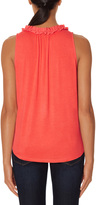Thumbnail for your product : The Limited Ruffle Neck Sleeveless Top