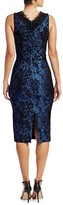 Thumbnail for your product : Theia Lace Trim Brocade Sheath Dress