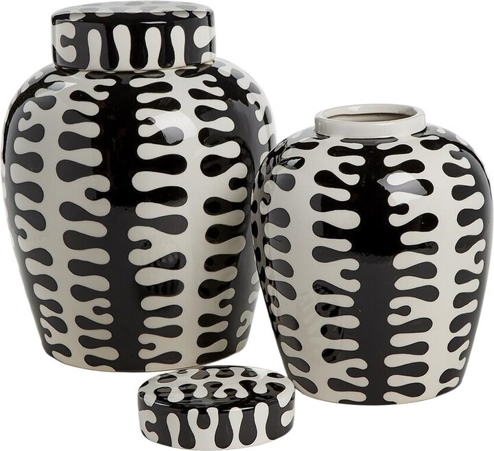 Tozai Two's Company Set of 2 Jigsaw Jars