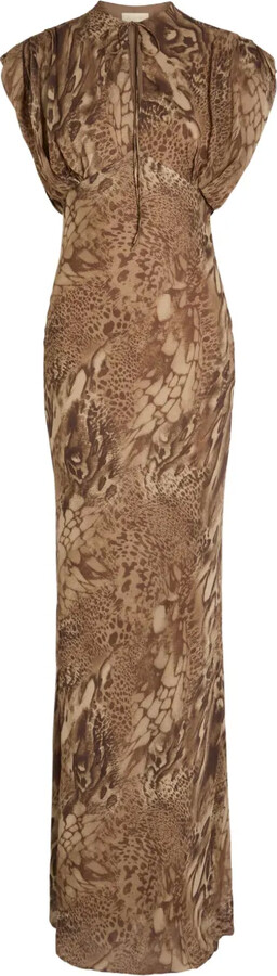 De La Vali Ceres patterned maxi dress