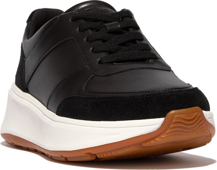 FitFlop F-Mode Leather & Suede Sneaker