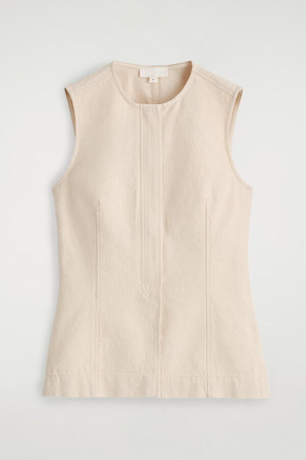 COS Sleeveless Denim Top