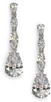 Thumbnail for your product : Adriana Orsini Sterling Silver Pear Drop Linear Earrings
