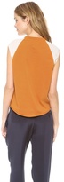 Thumbnail for your product : 3.1 Phillip Lim Contrast Sleeve Baseball Top