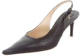 Thumbnail for your product : Giuseppe Zanotti Leather Slingback Pumps