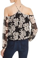 Thumbnail for your product : Aqua Printed Cold-Shoulder Top - 100% Exclusive