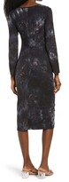 Thumbnail for your product : Fraiche by J Tie Dye Pleat Long Sleeve Midi Dress