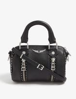 Thumbnail for your product : Zadig & Voltaire Nano Sunny studded leather bowling bag