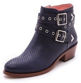 Thumbnail for your product : Studio Pollini Double Buckle Booties