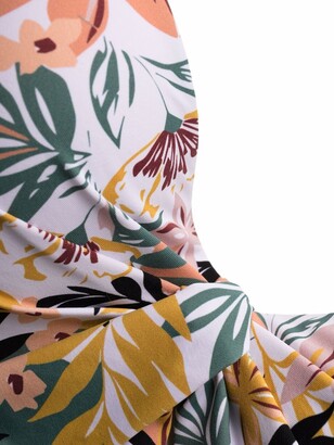 Liu Jo Tropical-Print Bikini Top