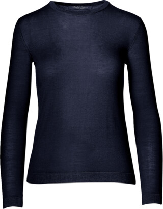 Ralph Lauren Collection Crewneck Long-Sleeve Cashmere Jersey Sweater