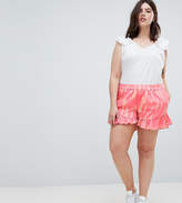 Thumbnail for your product : Junarose Printed Short With Ruffle Hem