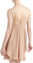 Thumbnail for your product : See by Chloe Plisse Chiffon Dress, Powder Pink