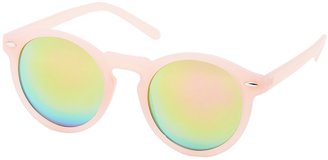 Charlotte Russe Round Reflective Sunglasses