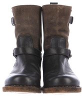 Thumbnail for your product : Rag & Bone Moto Shearling-Lined Ankle Boots