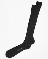 Thumbnail for your product : Brooks Brothers Merino Wool Ribbed Over-the-Calf Socks