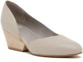 Thumbnail for your product : Eileen Fisher Lily Half d'Orsay Wedge Leather Pump