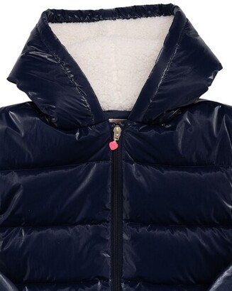 Billieblush Nylon puffer jacket w/ sequined logo