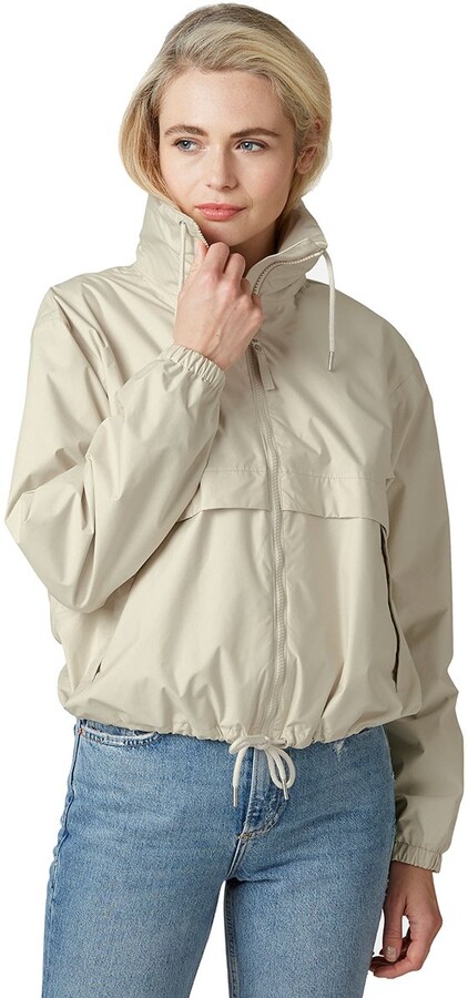 cropped rain jacket womens