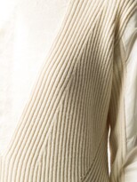 Thumbnail for your product : Gianfranco Ferré Pre-Owned Ribbed Details Long-Sleeved Blouse