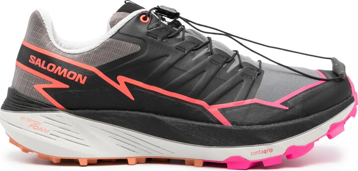 Salomon Logo-Print Panelled-Design Sneakers