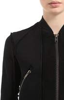 Thumbnail for your product : Haider Ackermann Patchwork Jersey Bomber Jacket