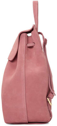 Mansur Gavriel Pink Suede Mini Backpack