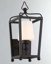 Thumbnail for your product : Crystorama Libby Langdon Sylvan 1-Light Black Forged Outdoor Wall Mount