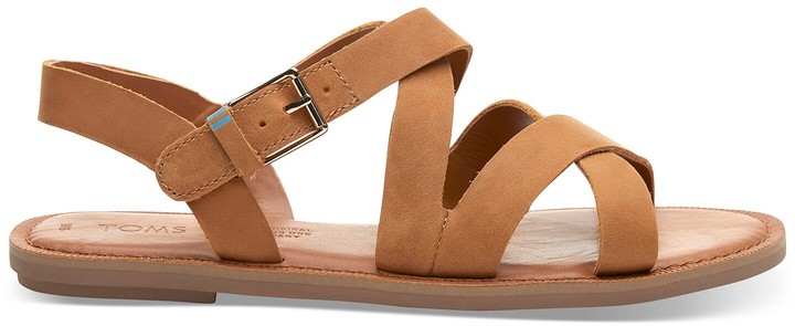 toms black leather women's sicily sandals