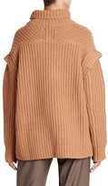 Thumbnail for your product : LOULOU STUDIO Parata Stand Collar Wool & Cashmere Knit Sweater